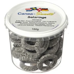 Salzringe Lakritz Bonbons, 150 g