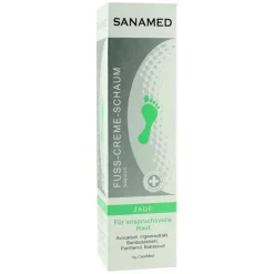Sanamed Fuß-Creme-Schaum Jade, 150 ml
