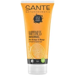 Sante Happiness Duschgel Bio-Orange & Mango, 200 ml