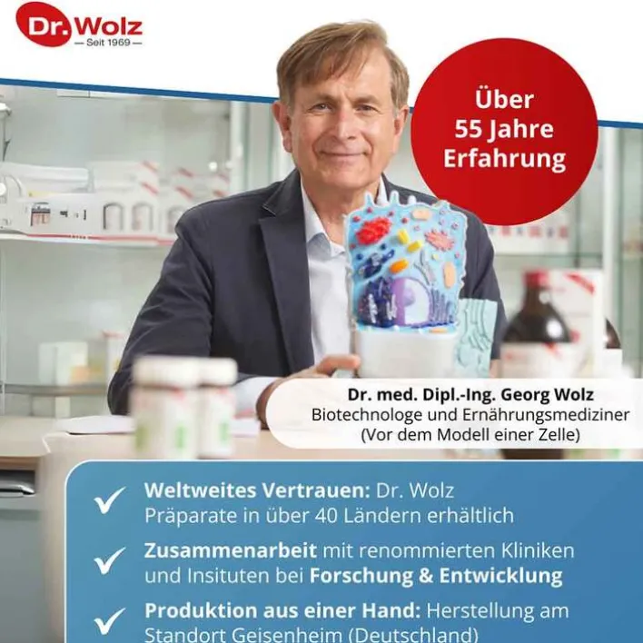 Dr. Wolz Sanuzella D Zellulose Kapsel, 60 St> Bakterienkulturen