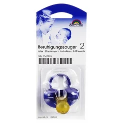 Babyfrank Sauger Kirsche dunkelblau groß große Scheibe, 1 St> Schnuller