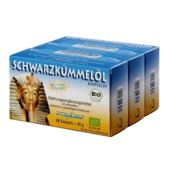 Schwarzkümmel Bio ägypt. Kapseln, 180 St