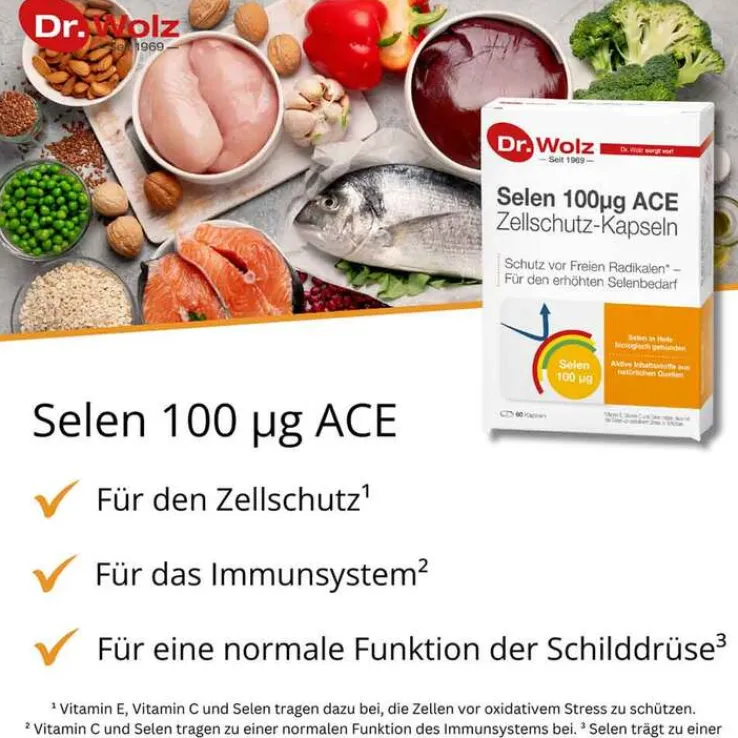 Selen ACE 100 µg 60 Tage, 60 St