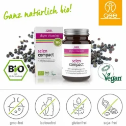 GSE Selen Compact Bio Tabletten, 60 St> Sonstige Bio Produkte