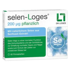 Dr. Loges Selen-Loges 200 µg pflanzlich Filmtabletten, 60 St> Selen