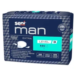Seni ® Man Inkontinenzeinlage extra Level 3, 15 St> Ein- & Vorlagen