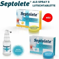 Septolete mit Zitronen-Honig-Geschmack 3 mg/1 mg Lutschtabletten, 16 St