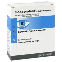 Siccaprotect Augentropfen, 3X10 ml