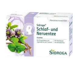 Sidroga Schlaf- und Nerventee Filterbeutel, 20X2.0 g