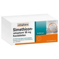 Simethicon ratiopharm 85 mg Kautabletten, 100 St