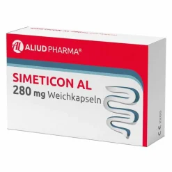 Aliud Pharma SIMETICON AL 280 mg Weichkapseln, 32 St> Medikamente Gegen Blähungen