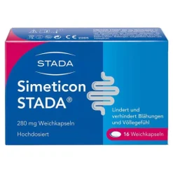 Stada Simeticon ® 280 mg Weichkapseln, 16 St> Medikamente Gegen Blähungen