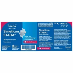 Stada Simeticon ® 280 mg Weichkapseln, 16 St> Medikamente Gegen Blähungen