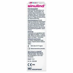 sinulind Abschwellendes Nasenspray, 15 ml