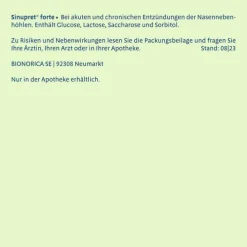 Sinupret forte überzogene Tabletten, 20 St><noscript><img width=