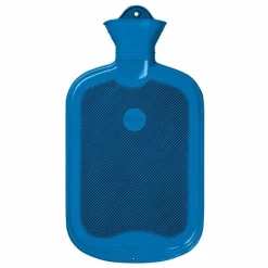 Sänger GmbH Sänger Gummi Wärmflasche Doppellamelle aus einem Guss blau, 1X2 l> Wärmflasche