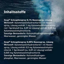 Snup Schnupfenspray 0,05% Nasenspray, 10 ml