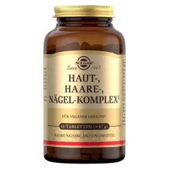Solgar Haut Haare Nägel Komplex Tabletten, 60 St