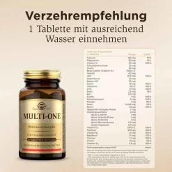 Solgar Multi-One Multivitamin-Komplex Tabletten, 30 St
