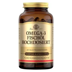 Solgar Omega-3 Fischöl hochdosiert Kapseln, 50 St