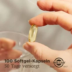 Solgar Omega-3 Fischöl hochdosiert Kapseln, 100 St