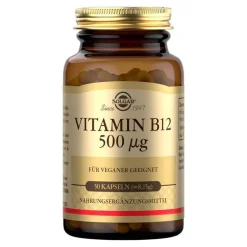 Solgar Vitamin B12 500 µg Kapseln, 50 St> Vitamin B12 (Cobalamin)