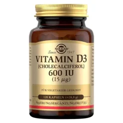 Solgar Vitamin D3 600 I.E. Kapseln, 120 St