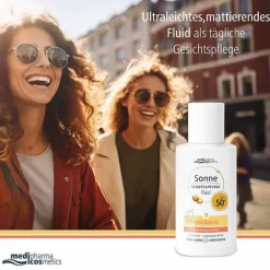 Sonne Schutz & Pflege Fluid ultraleicht LSF 50 + , 50 ml