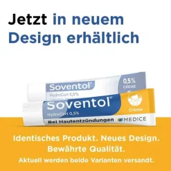 Soventol® HydroCort 0,5% Creme bei akuten Hautentzündungen, 15 g