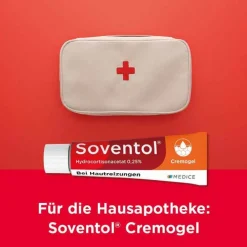 Soventol ® Hydrocortisonacetat 0,25% Cremogel bei Hautentzündungen, 20 g><noscript><img width=
