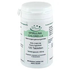 Spirulina + Chlorella Tabletten, 120 St