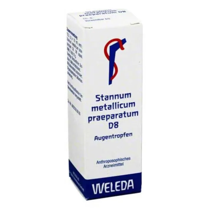 Weleda Stannum metallicum Präparat D 8 Augentropfen, 10 ml> Auge & Ohr