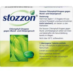 Stozzon Chlorophyll überzogene Tabletten, 40 St> Mundpflege