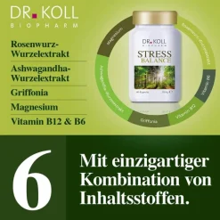 Dr. Koll Stress Balance Vitamin B6 + B12 + Magnesium, 60 St><noscript><img width=