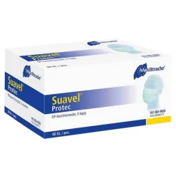 Suavel Protec OP-Maske 3lagig Typ II blau, 50 St> Mundschutz