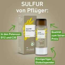 Sulfur D12 Globuli Pflüger Dosierspender, 10 g