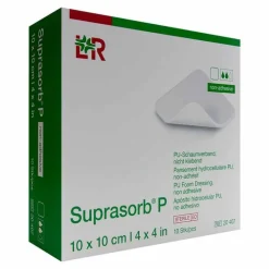Suprasorb P PU-Schaumv.10x10 cm nicht klebend, 10 St> Wundverband