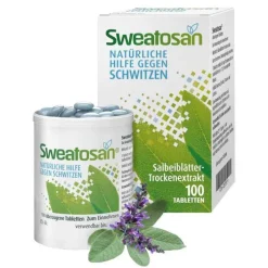 Sweatosan ® überzogene Tabletten, 100 St> Mittel Gegen Schwitzen