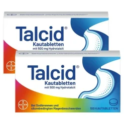 Talcid Kautabletten, 2x100 St> Magentabletten|Sodbrennen Medikamente