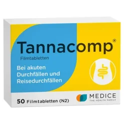 Tannacomp ® Filmtabletten bei akutem Durchfall , 50 St>Kinder Mittel Gegen Durchfall & Erbrechen|Verdauung