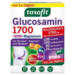 Taxofit Glucosamin 1700 + MSM + Magnesium Sticks, 20X4 g
