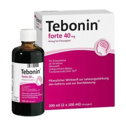 Tebonin forte 40 mg Lösung, 2X100 ml> Durchblutungs Tabletten