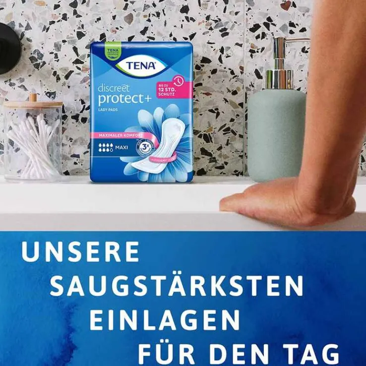 TENA® discreet Maxi Einlagen bei Inkontinenz, 12 St