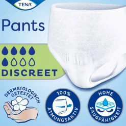 Tena Pants Discreet L bei Inkontinenz, 10 St> Windeln & Pants