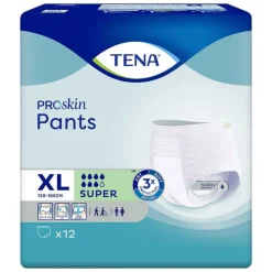 Tena Pants Super XL Einweghosen bei Inkontinenz, 12 St> Windeln & Pants