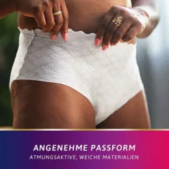 TENA Silhouette LOW WAIST BLANC Normal Pants L bei Inkontinenz, 6X10 St