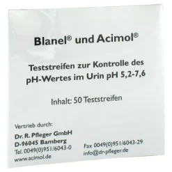 Teststreifenheft z.Bestimmung d.Urin ph Wertes, 50 St> Urinteststreifen