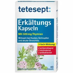 Tetesept Erkältungs-Kapseln, 40 St> Hustenlöser