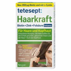 Tetesept Haarkraft Depot Intens Tabletten, 30 St> Mikronährstoffe
