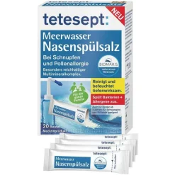 tetesept Meerwasser Nasenspülsalz, 20 St
